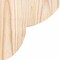 Ekena Millwork Crestline Smooth Corbel, Douglas Fir, 5 1/2"W x 6"D x 6"H COR06X06X06CRE00SDF - alternate 4